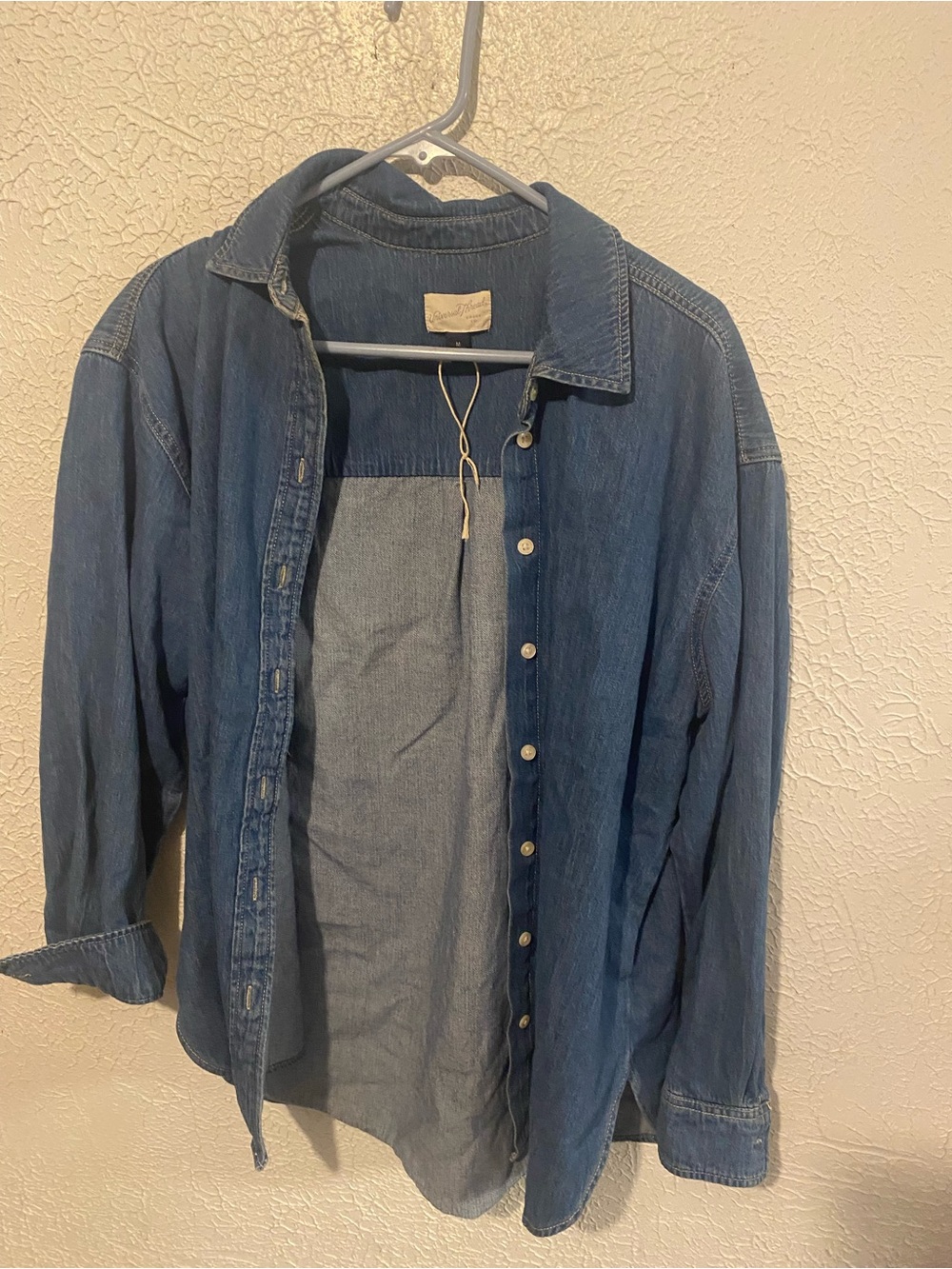 Universal Thread Denim Shirt - Dark Blue